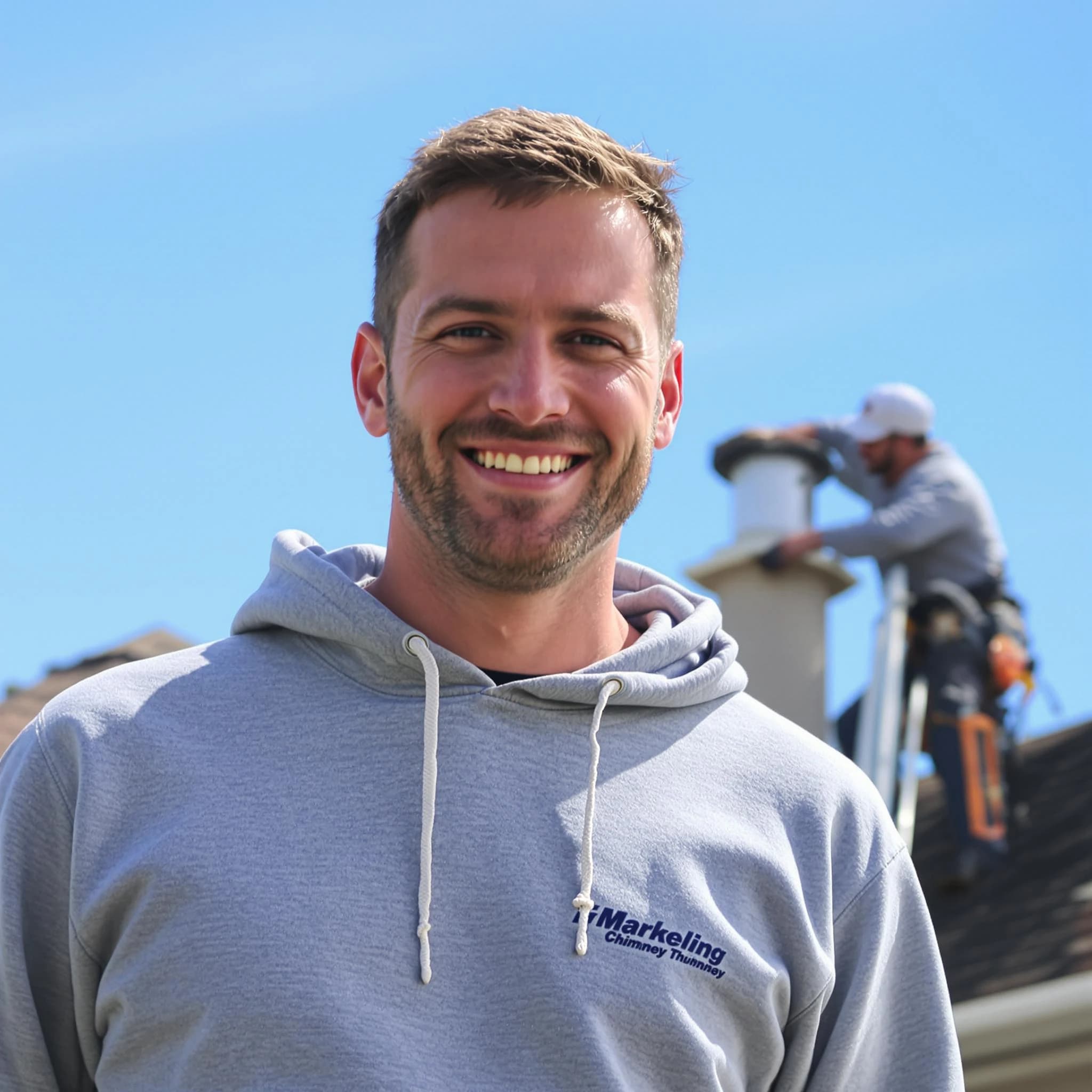 The Leominster Chimney Sweep team.