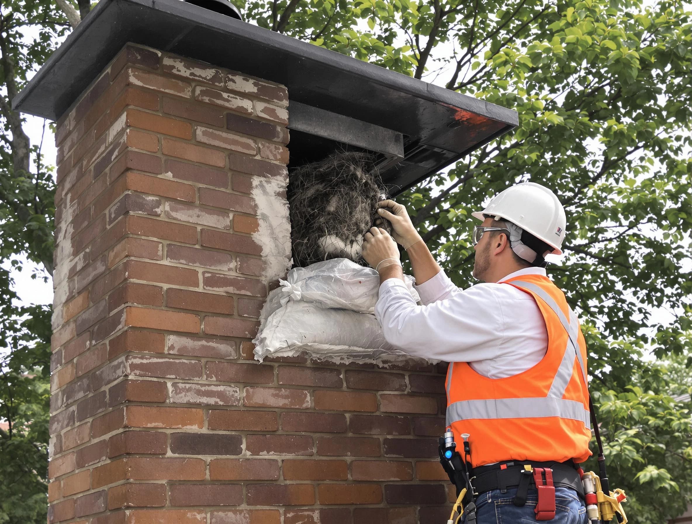 Humane removal of debris and animals by Leominster Chimney Sweep in Leominster, MA