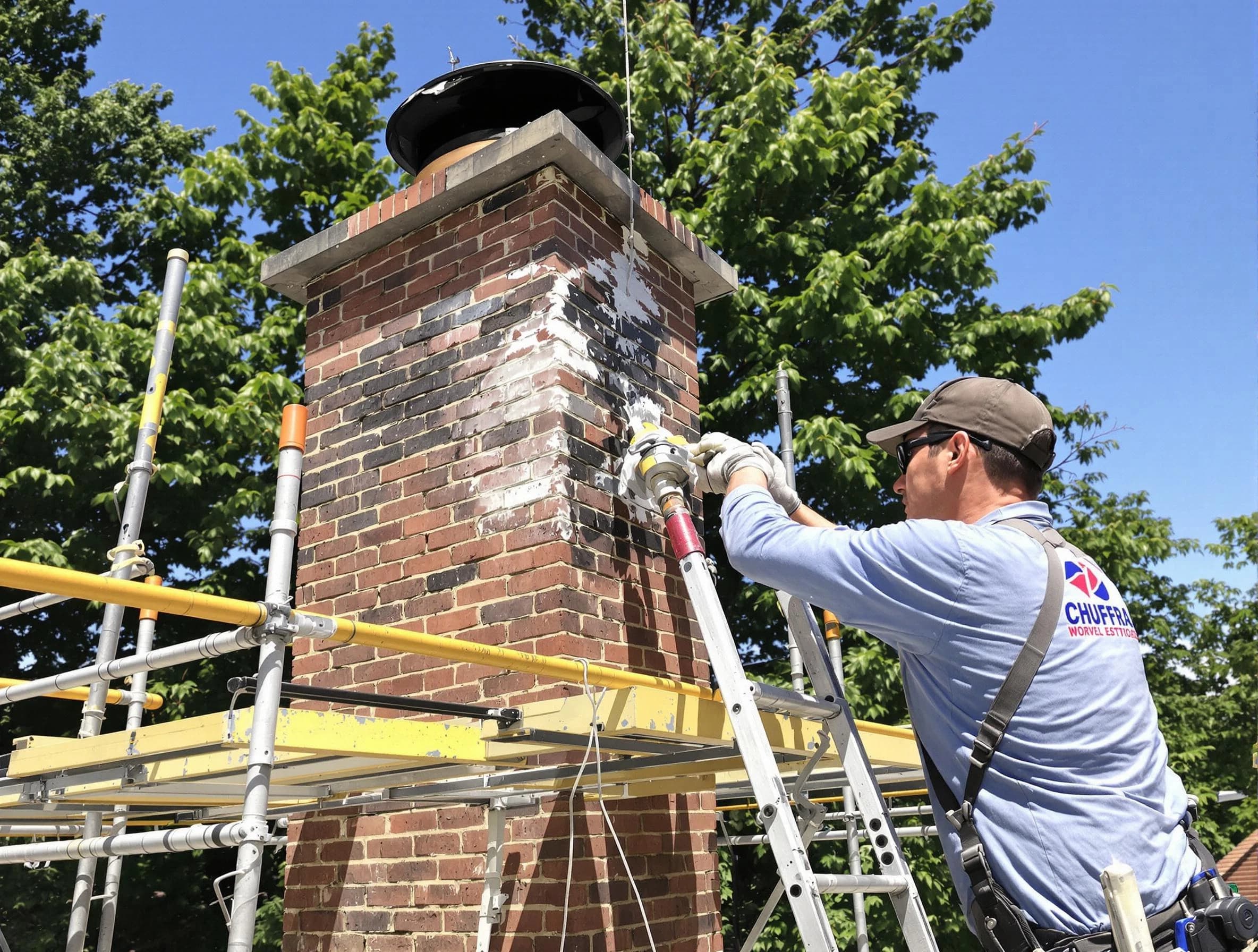 Structural chimney repair by Leominster Chimney Sweep in Leominster, MA