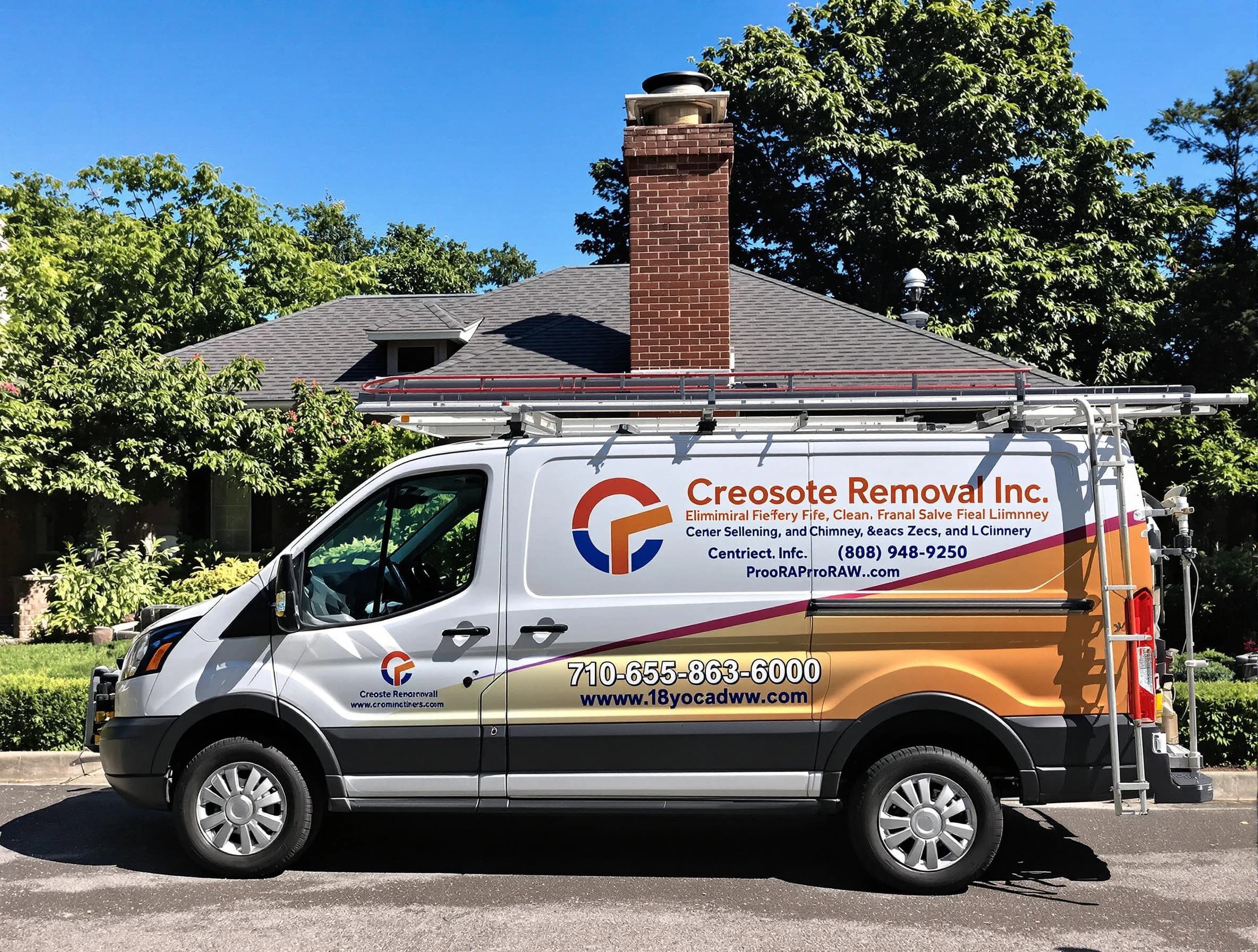 Leominster Chimney Sweep technician removing creosote safely in Leominster, MA