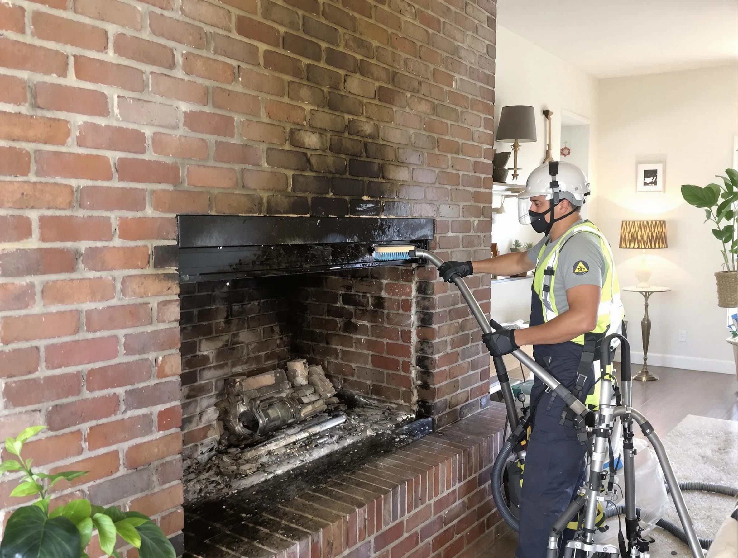 Leominster Chimney Sweep providing fireplace cleaning services in Leominster, MA