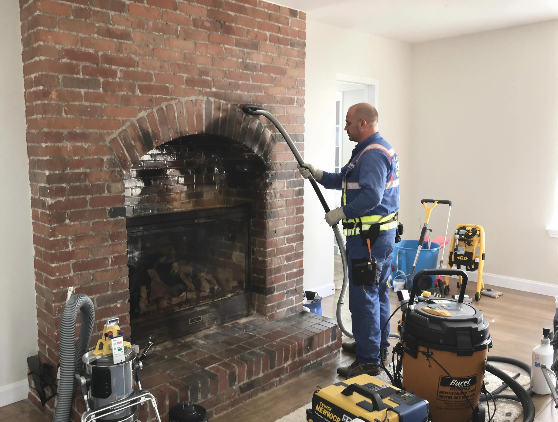 Leominster Chimney Sweep expert performing detailed chimney sweep in Leominster, MA